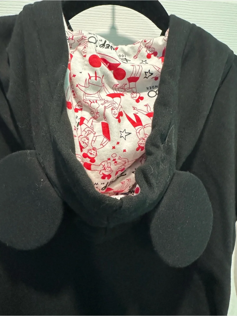 Loungefly Mickey Mouseketeer Hooded Sweater with Red Accents
